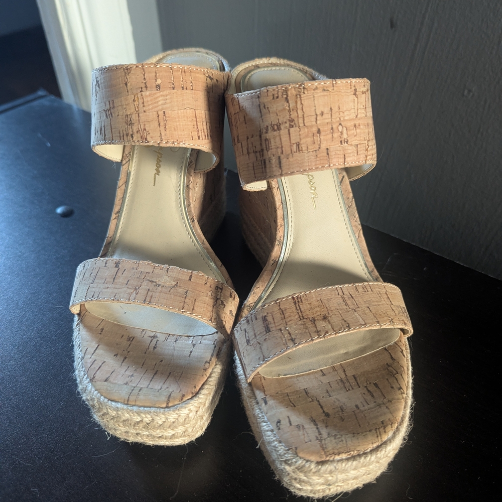 Jessica Simpson Cork Wedge Sandals